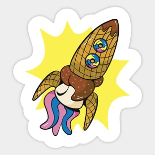 Candy Rocket Sticker